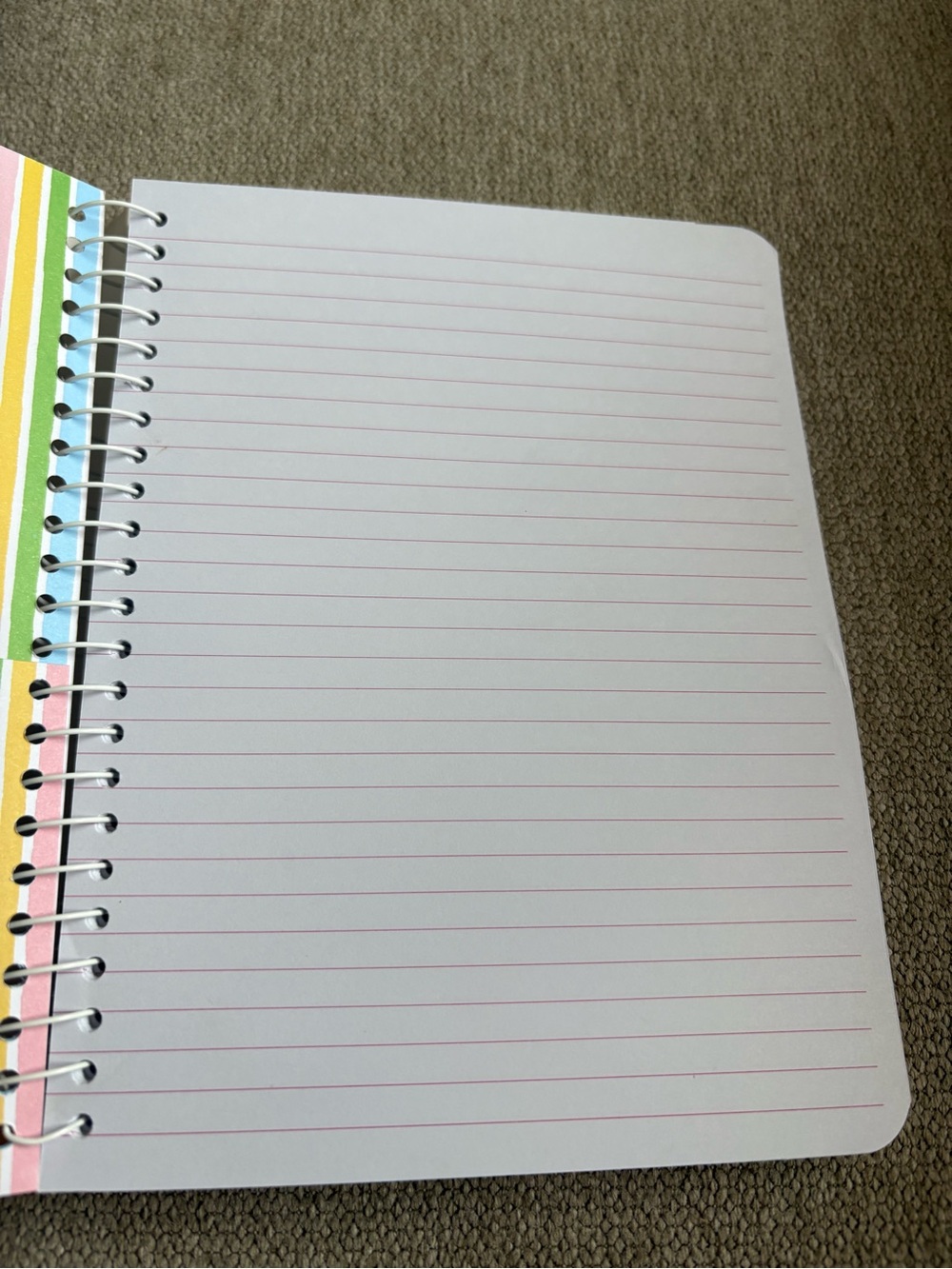 Lilly Pulitzer Floral Spiral Mini Notebook - White with Pastel Blooms - Picture 3 of 3